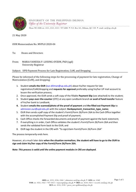 UPD REGISTRATION GUIDE 2020.